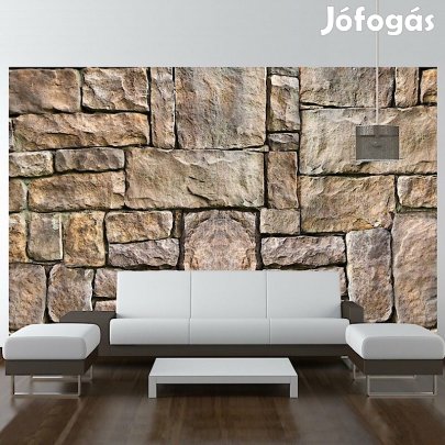 Fotótapéta - Halványbarna kőtömbök