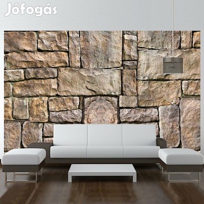 Fotótapéta - Halványbarna kőtömbök