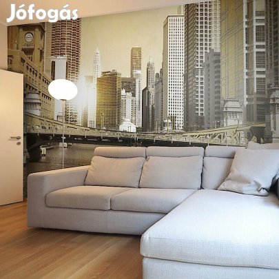 Fotótapéta - Híd a felhőkarcolók között