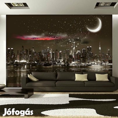 Fotótapéta - Hold a város felett