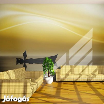 Fotótapéta - Horgászás naplementekor