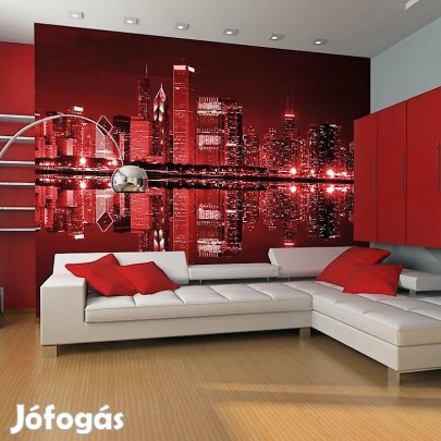 Fotótapéta - Kárminvörös Chicago