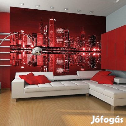 Fotótapéta - Kárminvörös Chicago