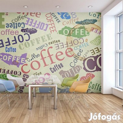 Fotótapéta - Kávé feliratok