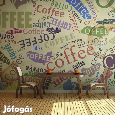 Fotótapéta - Kávé feliratok 2