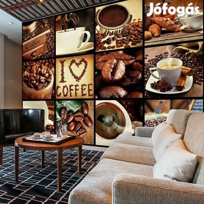 Fotótapéta - Kávé kollázs