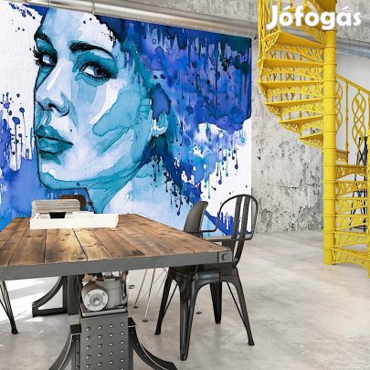 Fotótapéta - Kék hölgy