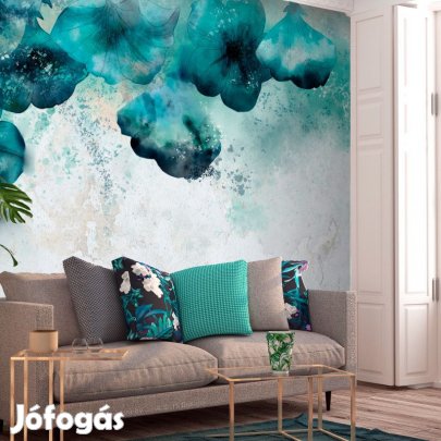 Fotótapéta - Kék pipacsok