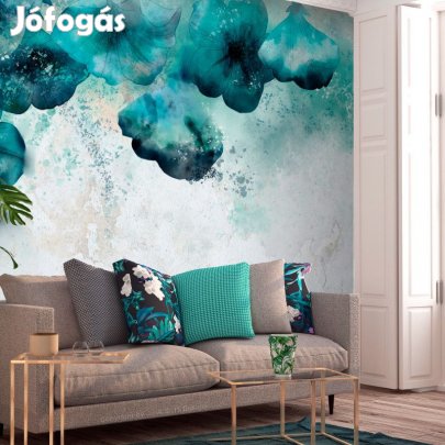 Fotótapéta - Kék pipacsok