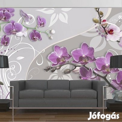 Fotótapéta - Lila orchideák
