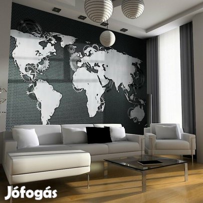Fotótapéta - Mechanikus világtérkép
