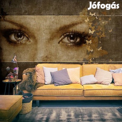 Fotótapéta - Nő és lepkék