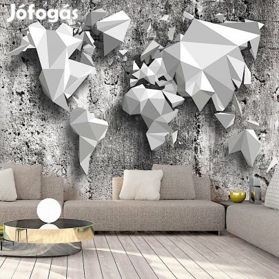 Fotótapéta - Origami világtérkép