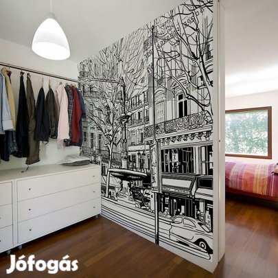 Fotótapéta - Párizs ceruzarajzon