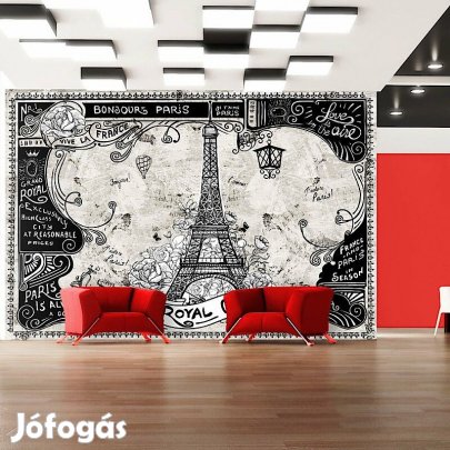 Fotótapéta - Párizs képeslapon