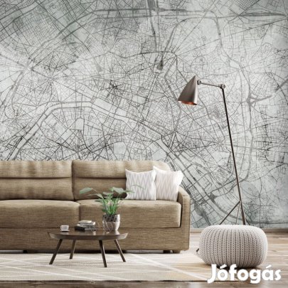 Fotótapéta - Párizsi úthálózat