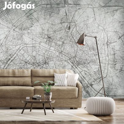 Fotótapéta - Párizsi úthálózat