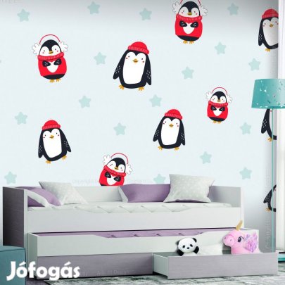Fotótapéta - Pingvin család