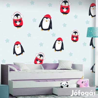 Fotótapéta - Pingvin család