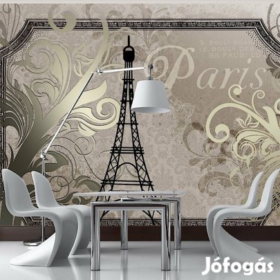 Fotótapéta - Régi Párizs (arany)