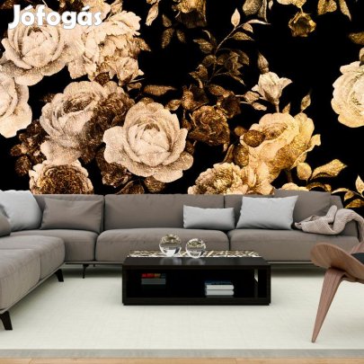 Fotótapéta - Rózsák barnába öltözve