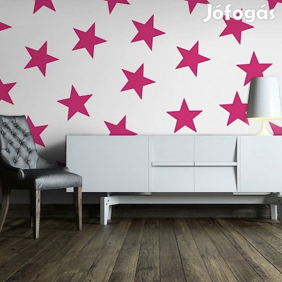 Fotótapéta - Rózsaszín csillagok