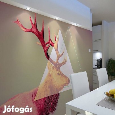 Fotótapéta - Szarvas (grafikus minta)