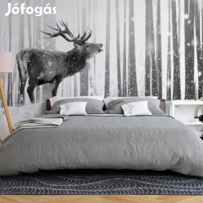 Fotótapéta - Szarvas a hóban 1