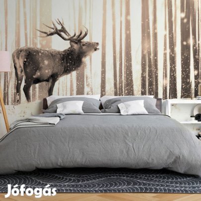 Fotótapéta - Szarvas a hóban 2