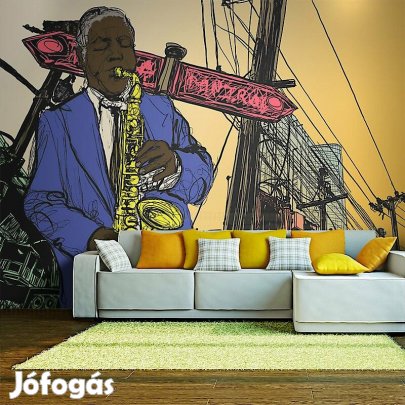 Fotótapéta - Szaxofonista New York-ban