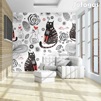 Fotótapéta - Szerelmes macskák