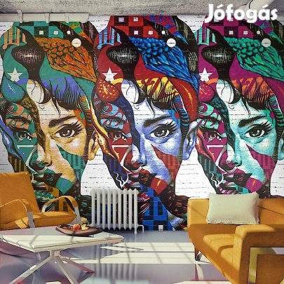 Fotótapéta - Színes arcok