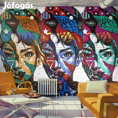 Fotótapéta - Színes arcok