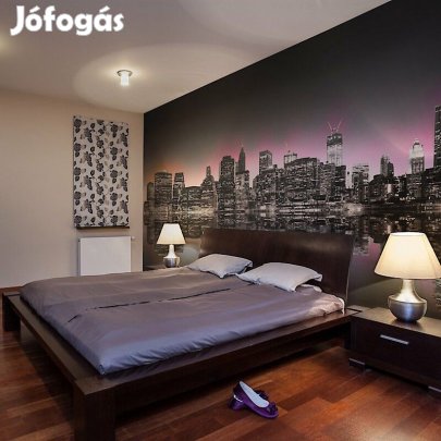 Fotótapéta - Színes ragyogás a város felett