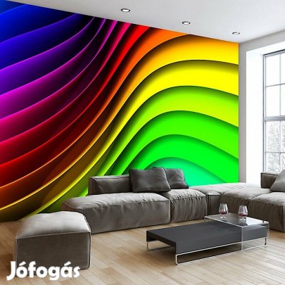 Fotótapéta - Színsor hullámok