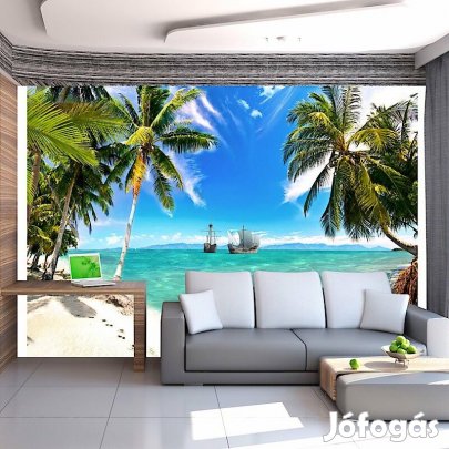 Fotótapéta - Távolodó hajók