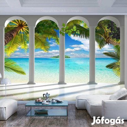 Fotótapéta - Tenger oszlopok mögött