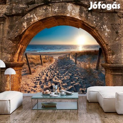 Fotótapéta - Tengerpart boltív mögött