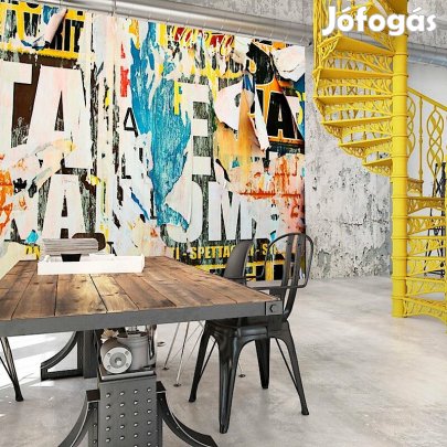 Fotótapéta - Utcai plakát