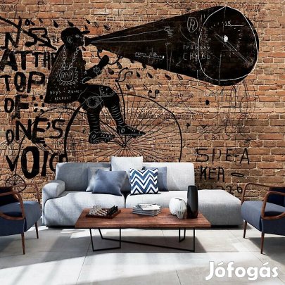 Fotótapéta - Üzenő téglafal