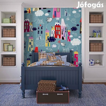 Fotótapéta - Város a felhők között