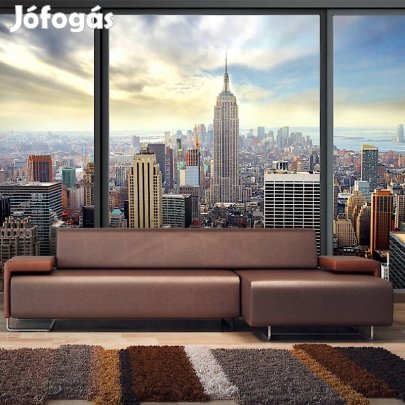 Fotótapéta - Város az üveg mögül