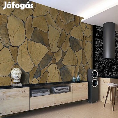 Fotótapéta - Városi utca kő hatású tapéta