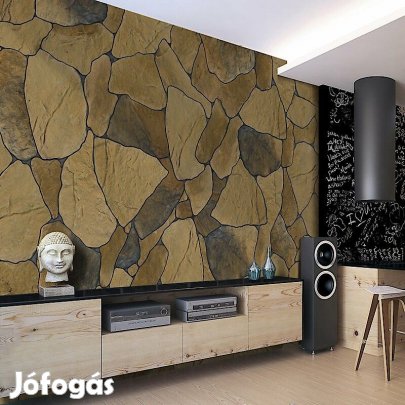 Fotótapéta - Városi utca kő hatású tapéta