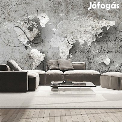 Fotótapéta - Világtérkép és levél