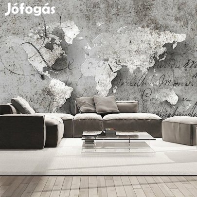 Fotótapéta - Világtérkép és levél