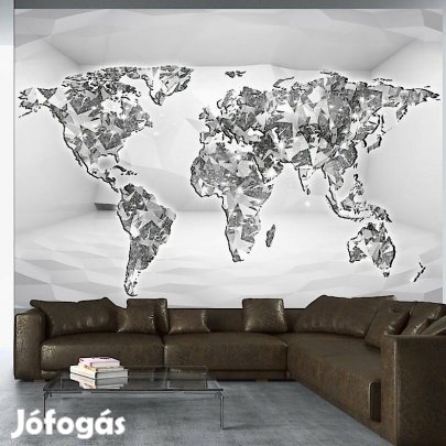 Fotótapéta - Világtérkép gyémántból