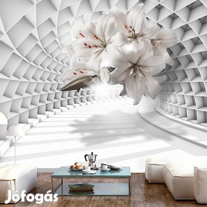 Fotótapéta - Virágok az alagútban