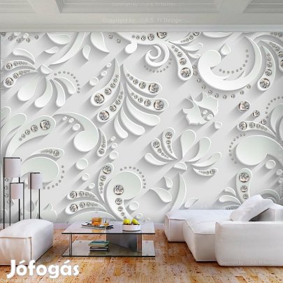 Fotótapéta - Virágok kristályokkal