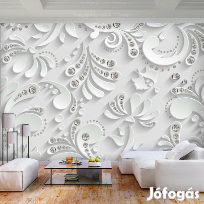 Fotótapéta - Virágok kristályokkal